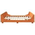 Miniatyrbilde 6 av 10: vidaXL Sengeramme uten madrass voksbrun 200x200 cm heltre furu