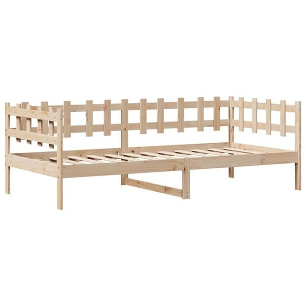vidaXL Vuodesohva laatikoilla 90x200 cm täysi mänty