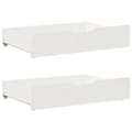 Miniatyrbillede 11 af 11: vidaXL daybed med udtræk og skuffer uden madras 90x190 cm hvid