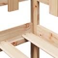 Miniatyrbilde 11 av 11: vidaXL Dagseng med skuffer 90x200 cm heltre furu