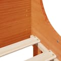 Miniatyrbilde 8 av 10: vidaXL Sengeramme uten madrass voksbrun 160x200 cm heltre furu