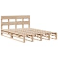 Miniatyrbilde 4 av 11: vidaXL Sengeramme uten madrass 140x200 cm heltre furu