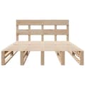 Miniatyrbilde 7 av 11: vidaXL Sengeramme uten madrass 140x200 cm heltre furu