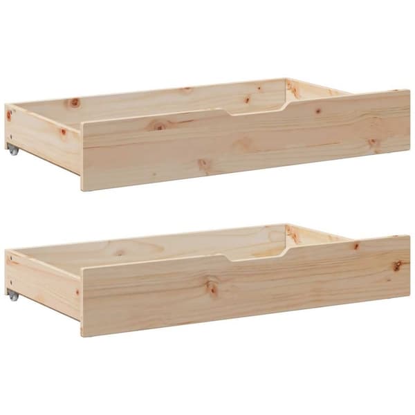 vidaXL Vuodesohva laatikoilla 90x190 cm täysi mänty