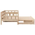 Miniatyrbillede 7 af 11: vidaXL daybed med udtræk og skuffer uden madras 90x200 cm