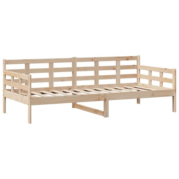 vidaXL daybed med skuffer 90x200 cm massivt fyrretræ