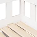 Miniatyrbilde 10 av 11: vidaXL Uttrekkbar dagseng med skuffer uten madrass hvit 90x200 cm