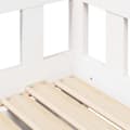 Miniatyrbillede 10 af 11: vidaXL daybed med udtræk og skuffer uden madras 90x200 cm hvid