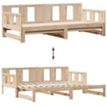 Miniatyrbillede 9 af 11: vidaXL daybed med udtræk og skuffer uden madras 90x200 cm
