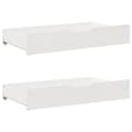 Miniatyrbillede 7 af 11: vidaXL daybed med skuffer 80x200 cm massivt fyrretræ hvid