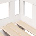 Pikkukuva 10 / 11: vidaXL Vuodesohva rullilla ja laatikoilla ei patjaa valkoinen 80x200cm
