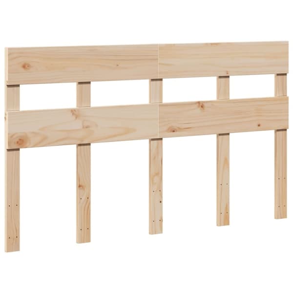 vidaXL Sengeramme uten madrass 120x190 cm heltre furu