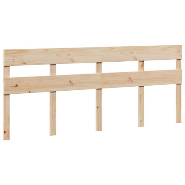 vidaXL sengeramme uden madras 200x200 cm massivt fyrretræ