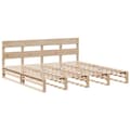 Miniatyrbilde 4 av 11: vidaXL Sengeramme uten madrass 180x200 cm heltre furu