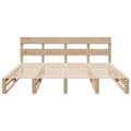Miniatyrbilde 6 av 11: vidaXL Sengeramme uten madrass 180x200 cm heltre furu
