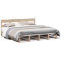 Miniatyrbilde 1 av 11: vidaXL Sengeramme uten madrass 180x200 cm heltre furu