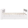 Miniatyrbilde 8 av 11: vidaXL Sengeramme uten madrass hvit 120x190 cm heltre furu
