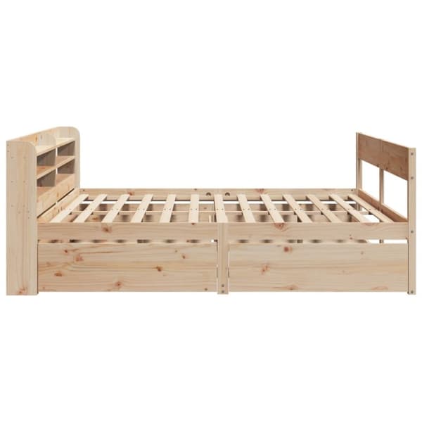 vidaXL Sengeramme med madrass 200x200 cm heltre furu