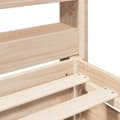 Miniatyrbilde 10 av 11: vidaXL Sengeramme med madrass 200x200 cm heltre furu