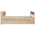 Miniatyrbilde 8 av 11: vidaXL Sengeramme uten madrass 150x200 cm heltre furu