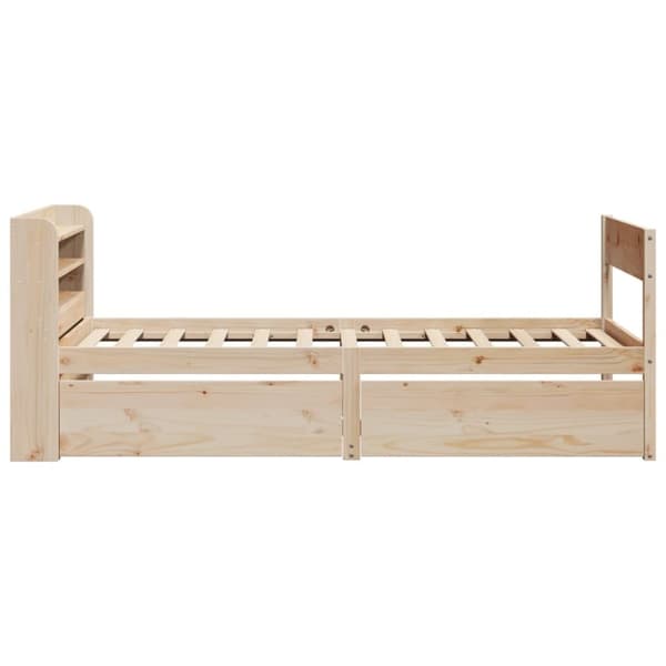 vidaXL Sengeramme uten madrass 90x190 cm heltre furu