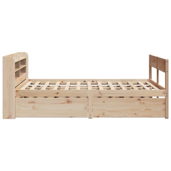 vidaXL sengeramme uden madras 120x200 cm massivt fyrretræ