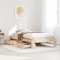 Pikkukuva 2 / 11: vidaXL Sängynrunko ilman patjaa 90x190 cm täysi mänty