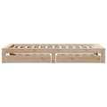 Miniatyrbilde 8 av 11: vidaXL Sengeramme uten madrass 100x200 cm heltre furu