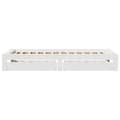 Miniatyrbilde 8 av 11: vidaXL Sengeramme uten madrass hvit 75x190 cm heltre furu