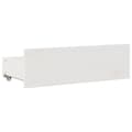 Miniatyrbilde 10 av 11: vidaXL Sengeramme uten madrass med skuffer hvit 180x200 cm heltre furu