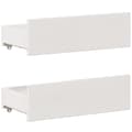Miniatyrbilde 9 av 11: vidaXL Sengeramme uten madrass med hodegavl hvit 150x200cm heltre furu