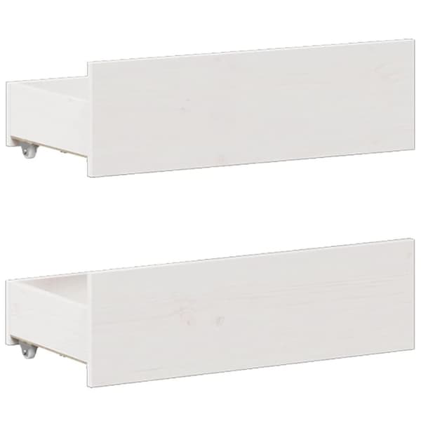 vidaXL Sengeramme uten madrass med hodegavl hvit 140x200cm heltre furu