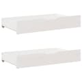 Miniatyrbilde 7 av 11: vidaXL Sengeramme uten madrass hvit 160x200 cm heltre furu
