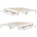 Miniatyrbilde 10 av 11: vidaXL Sengeramme uten madrass hvit 160x200 cm heltre furu
