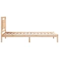 Miniatyrbilde 6 av 10: vidaXL Ekstra lang sengeramme uten madrass 100x210 cm heltre