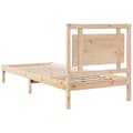 Miniatyrbilde 7 av 10: vidaXL Ekstra lang sengeramme uten madrass 100x210 cm heltre