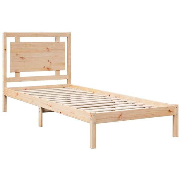 vidaXL ekstra lang sengeramme uden madras 100x210 cm massivt træ