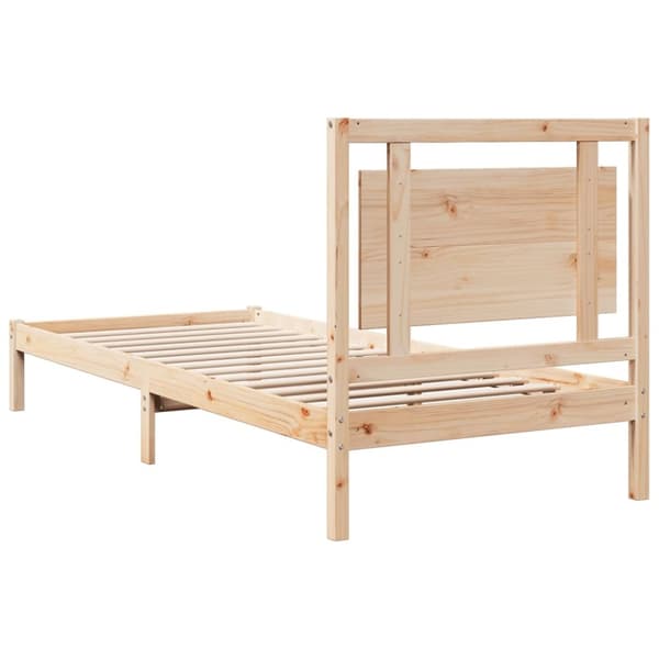 vidaXL ekstra lang sengeramme uden madras 100x210 cm massivt træ