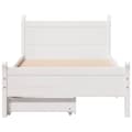 Miniatyrbilde 5 av 11: vidaXL Sengeramme uten madrass hvit 90x190 cm heltre furu
