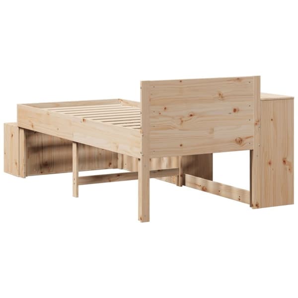 vidaXL sengeramme uden madras 90x200 cm massivt fyrretræ