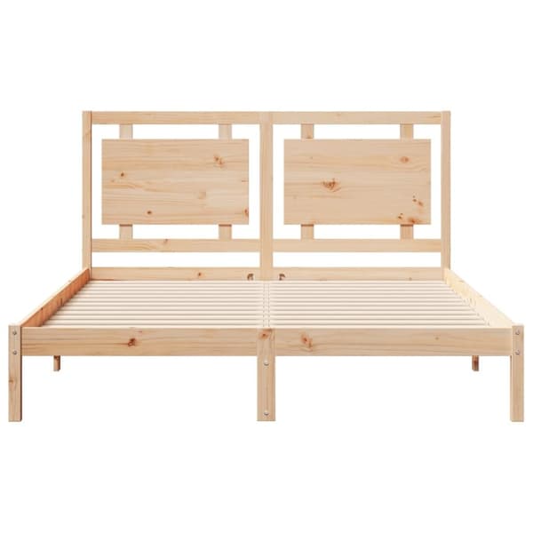 vidaXL ekstra lang sengeramme uden madras 160x220 cm massivt træ