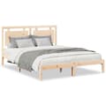 Miniatyrbilde 1 av 10: vidaXL Ekstra lang sengeramme uten madrass 160x220 cm heltre