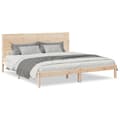 Miniatyrbilde 3 av 10: vidaXL Ekstra lang sengeramme uten madrass 200x220 cm heltre