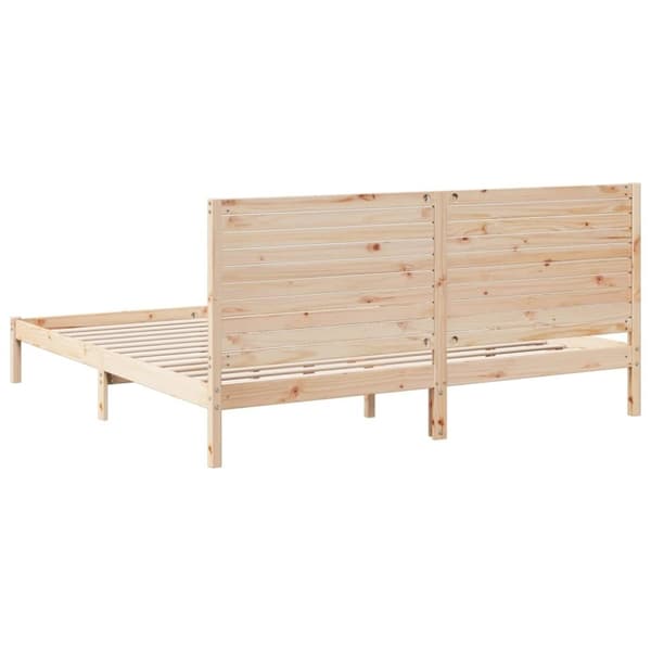 vidaXL Ekstra lang sengeramme uten madrass 200x220 cm heltre