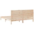 Miniatyrbilde 7 av 10: vidaXL Ekstra lang sengeramme uten madrass 200x220 cm heltre