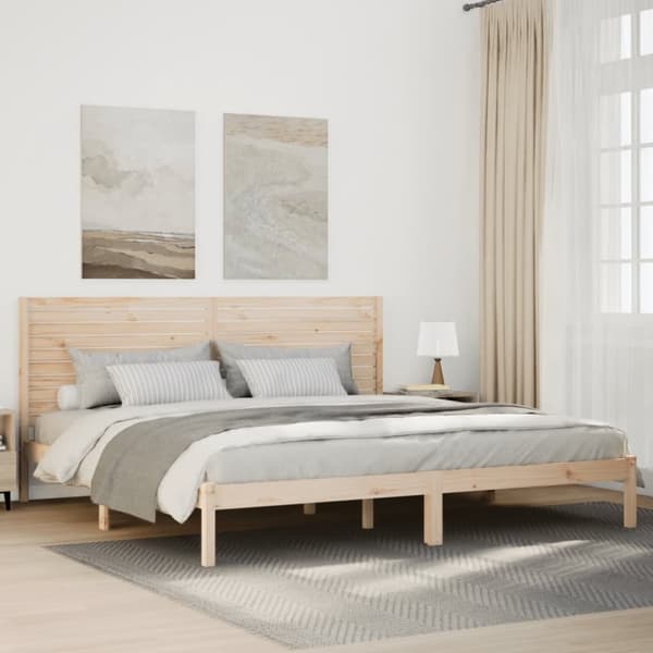 vidaXL Ekstra lang sengeramme uten madrass 200x220 cm heltre