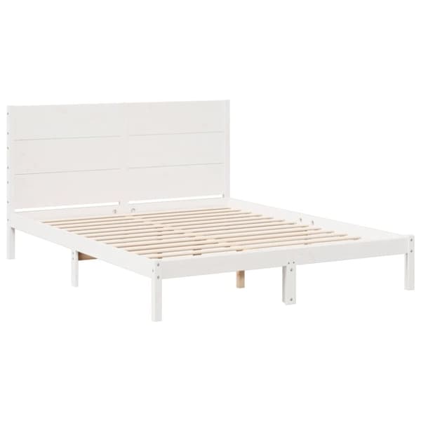 vidaXL ekstra lang sengeramme uden madras 140x210 cm massivt træ