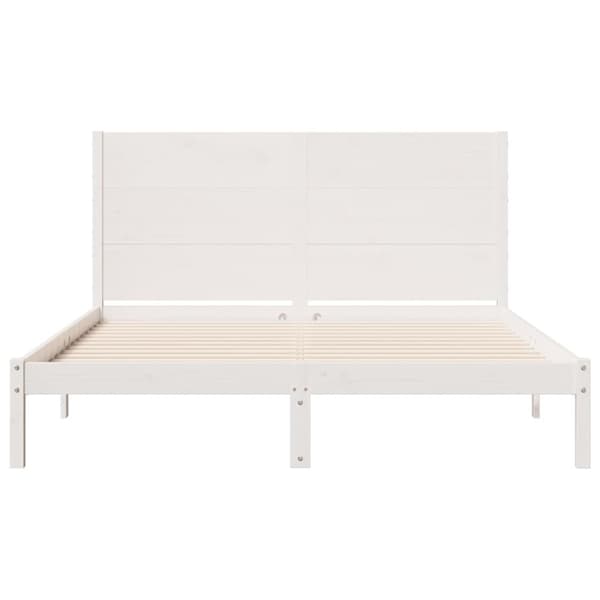 vidaXL ekstra lang sengeramme uden madras 140x210 cm massivt træ