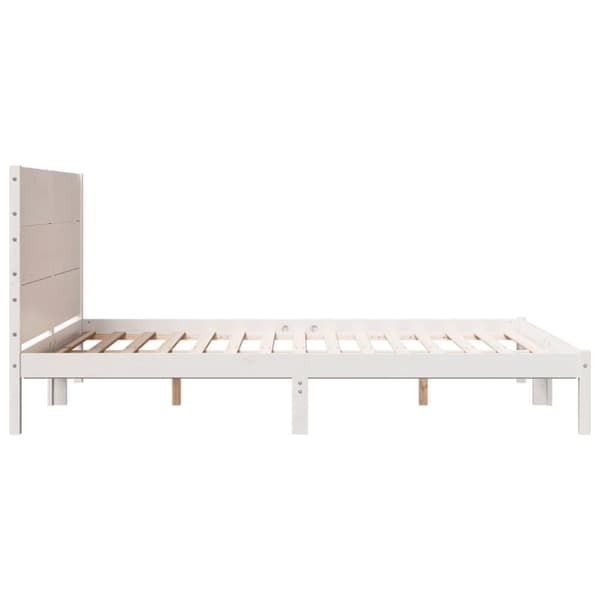vidaXL ekstra lang sengeramme uden madras 140x210 cm massivt træ