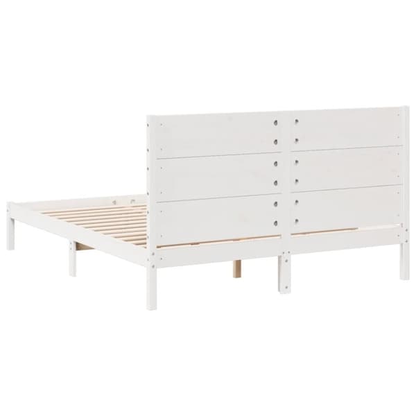 vidaXL ekstra lang sengeramme uden madras 140x210 cm massivt træ